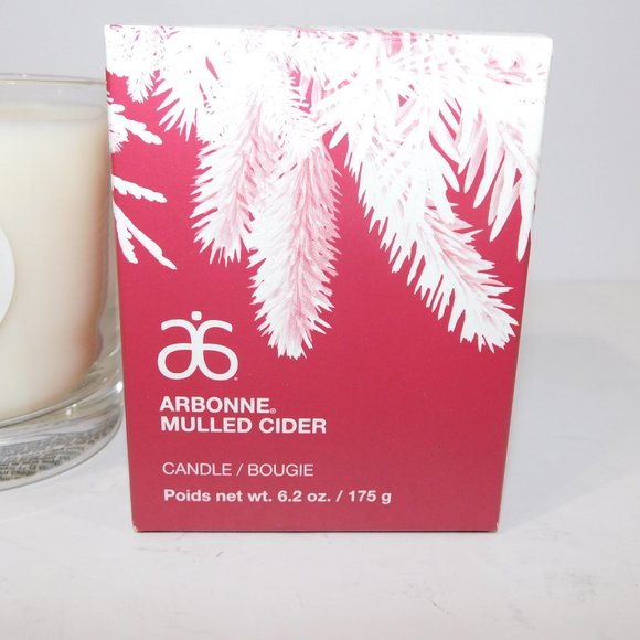Arbonne Mulled Cider 6.2 oz Candle NEW - Picture 2 of 6